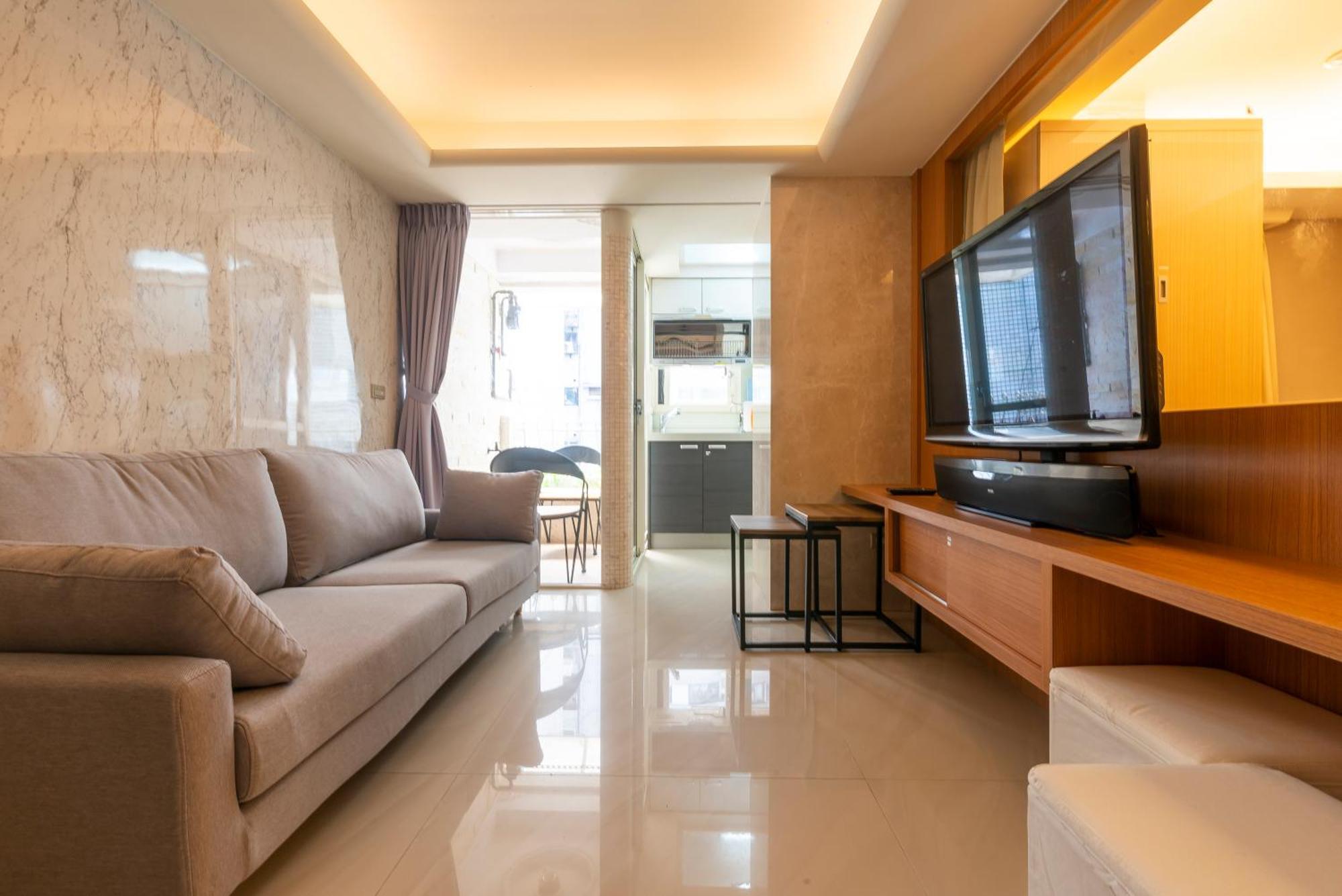 Comfy & Central 2B1B, Sleeps 5, 3Min To Daan Mrt 舒適市中心 2房1衛 睡5人 3分到大安站 Taipei Eksteriør bilde